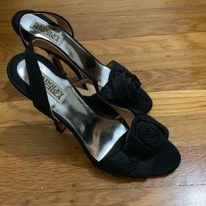 Great black strapy heels